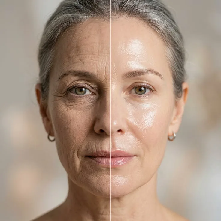 Programme Visage Pro-Aging avant après